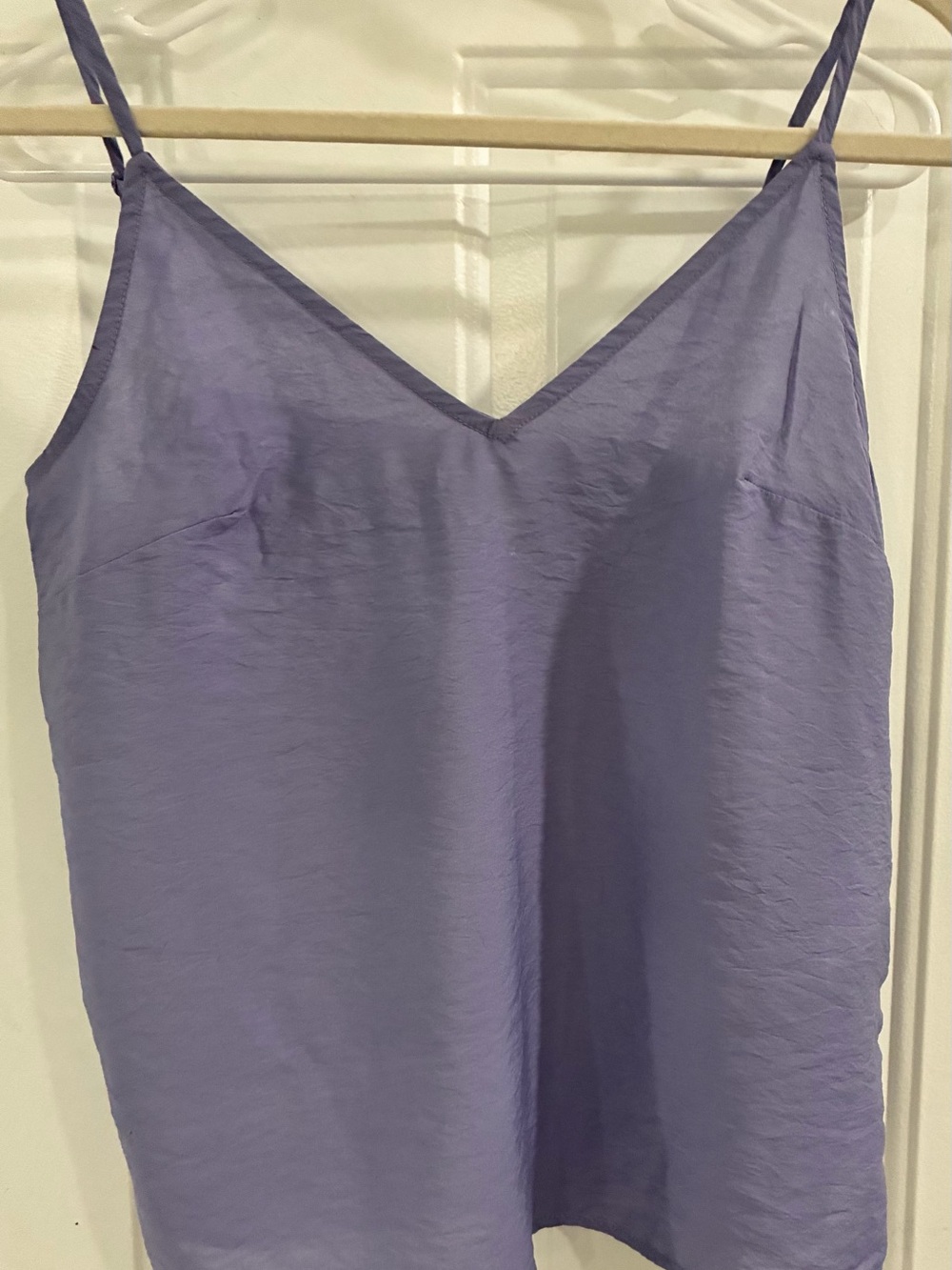 Lavender Satin Cami Top - Women's